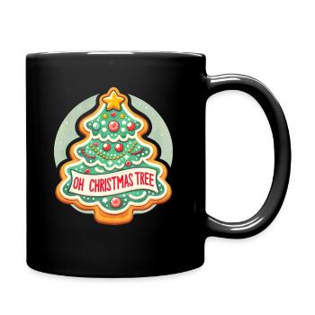 Oh Christmas Tree - Funny Holidays Funny Christmas - Full Colour Mug - black - Right