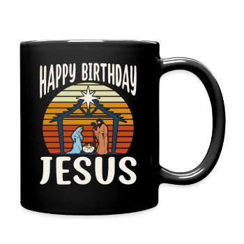 Jésus Noël Jésus Anniversaire Équipe Jésus - Mug uni - noir - Droite