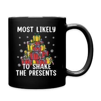Family Christmas 2023 - Tasse einfarbig - Schwarz - Rechts