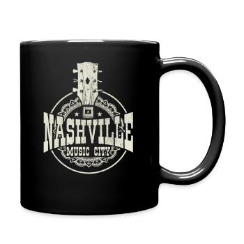 Nashville Tennessee Country Music City - Tasse einfarbig - Schwarz - Rechts