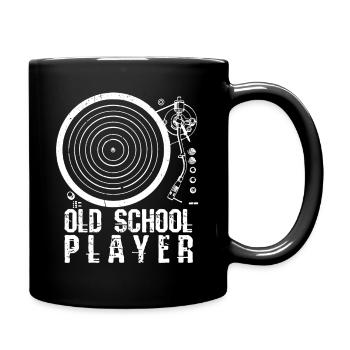 Cadeau de disque vinyle pour DJ Vintage - Mug uni - noir - Droite