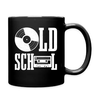 Cadeau de disque vinyle pour DJ Vintage - Mug uni - noir - Droite