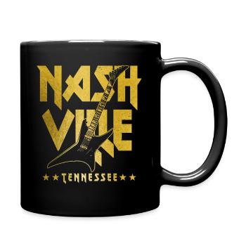 Nashville Tennessee Country Music City - Tasse einfarbig - Schwarz - Rechts