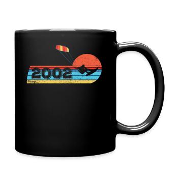 Kitesurf Anniversaire né en 2002 - Mug uni - noir - Droite
