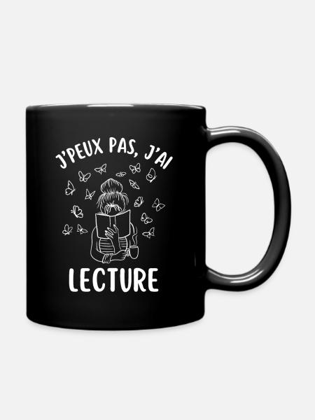 Je peux pas jai lecture 1 - Mug uni - noir