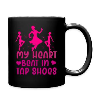 Tap Dance Teacher Appreciation For Women Girls - Full Colour Mug - black - Right