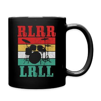 Drummer Drummer Drum Gift - Full Colour Mug - black - Right