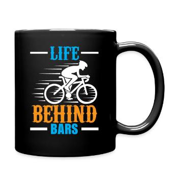 Life behind bars - Full Colour Mug - black - Right