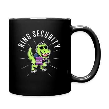 Ring Security Wedding - Tasse einfarbig - Schwarz - Rechts