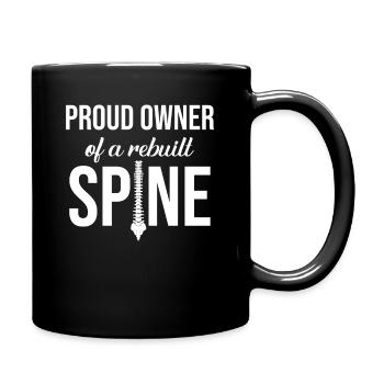 Fier propriétaire d’une maison reconstruite - Mug uni - noir - Droite