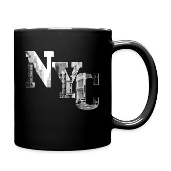 New York City NY NYC Souvenir cadeau - Mug uni - noir - Droite
