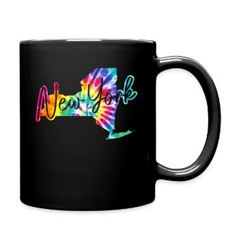 New York City NY NYC Souvenir cadeau - Mug uni - noir - Droite