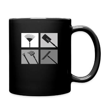 Gardener Farmer Landscape Gardener Plant Garden - Full Colour Mug - black - Right