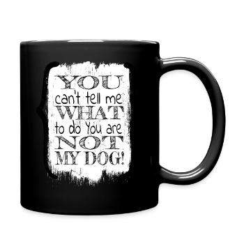Joke Fun Awesome Chihuahua Funny Dog Lover - Full Colour Mug - black - Right