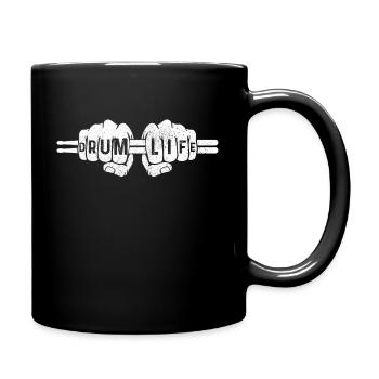 Drummer Drummer Gift Vintage - Full Colour Mug - black - Right