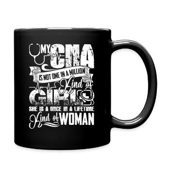 CNA My CNA Girl - Full Colour Mug - black - Right