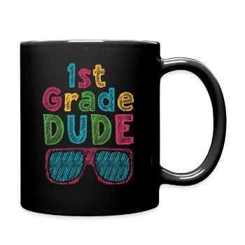 Professeur de maternelle Drôle Étudiant 1er Diplôme - Mug uni - noir - Droite