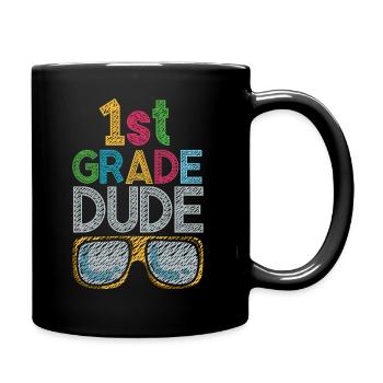 Professeur de maternelle Drôle Étudiant 1er Diplôme - Mug uni - noir - Droite