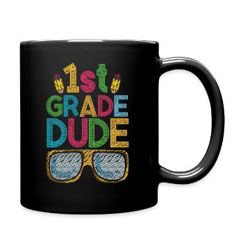 Professeur de maternelle Drôle Étudiant 1er Diplôme - Mug uni - noir - Droite