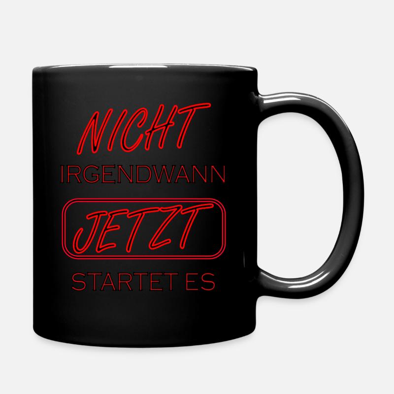 Die Gelegenheit - Tasse einfarbig - Schwarz