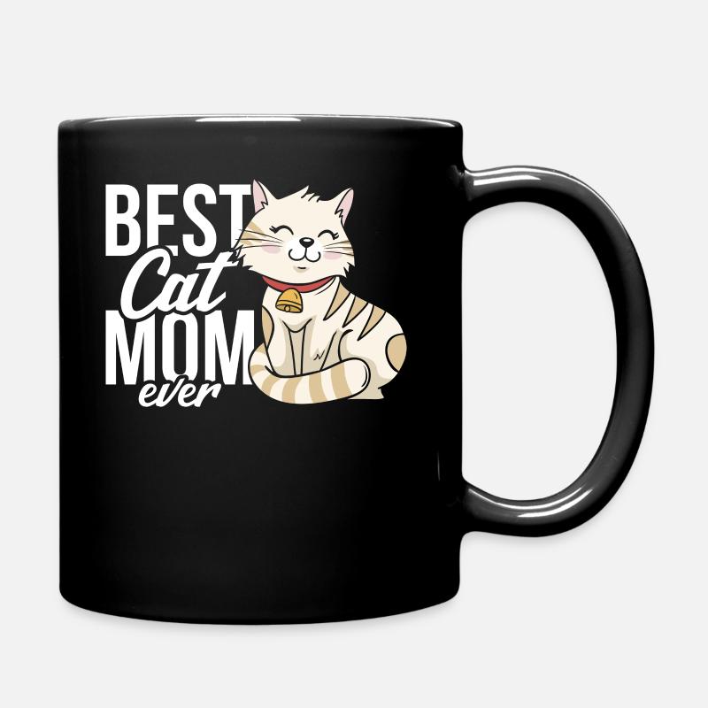 La meilleure maman chat de tous les temps - Mug uni - noir