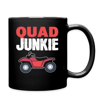 ATV Offroad Riding ATV Rider - Tasse einfarbig - Schwarz - Rechts