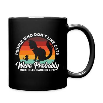 Les personnes qui n’aiment pas les chats - Mug uni - noir - Droite