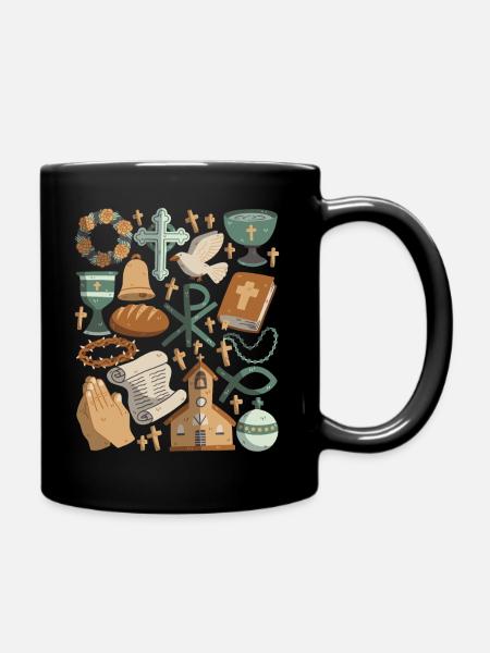 Christentum - Tasse einfarbig - Schwarz