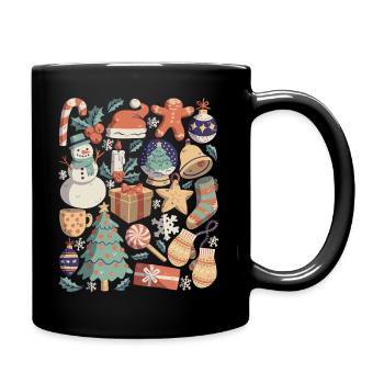 Noël - Mug uni - noir - Droite