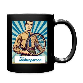 Spokesperson 2 - Tasse einfarbig - Schwarz - Rechts