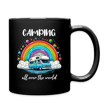 Camping dans le monde entier Tour du monde Limitless - Mug uni - noir - Droite