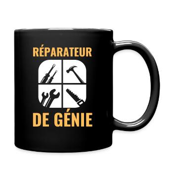 Réparateur de génie 1 - Mug uni - noir - Droite