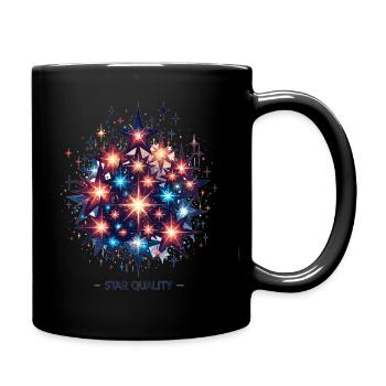 Cosmic Star Cluster - Tasse einfarbig - Schwarz - Rechts