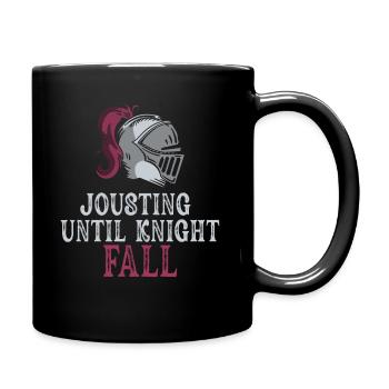 Joute Chevalier Médiéval Renaissance Chevaliers Armure - Mug uni - noir - Droite