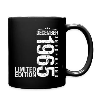 Décembre 1965 Décembre anniversaire December 1965 - Mug uni - noir - Droite