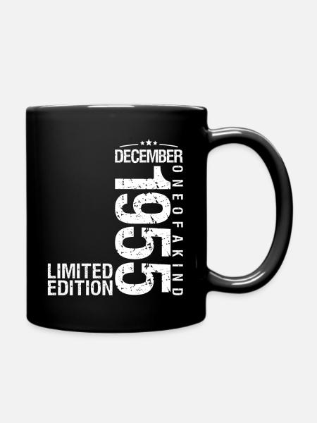 Décembre 1955 Décembre anniversaire December 1955 - Mug uni - noir