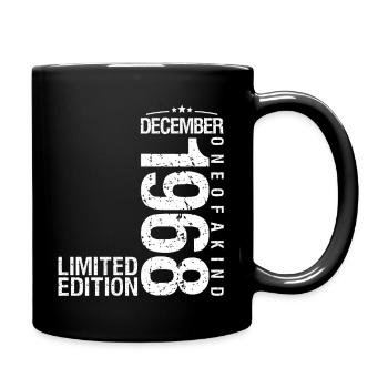 December 1968 December Anniversary December 1968 - Full Colour Mug - black - Right