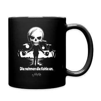 Toni says: "They accept the money" - Full Colour Mug - black - Right