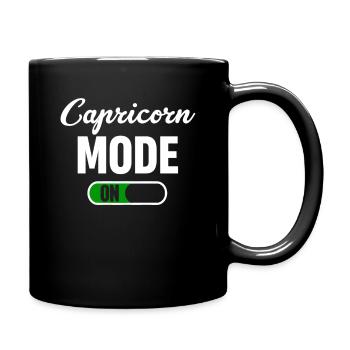 Mode Capricorne pour des horoscopes amusants - Mug uni - noir - Droite