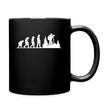 Evolution Photography Camera Nature Photographer - Full Colour Mug - black - Right