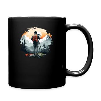 Appareil photo, Photographe de paysage, Photographe de nature - Mug uni - noir - Droite