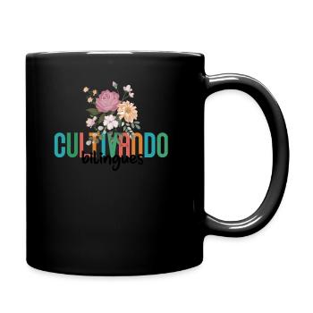 Cultivando Bilingües Spanischlehrer Bekleidung - Tasse einfarbig - Schwarz - Rechts
