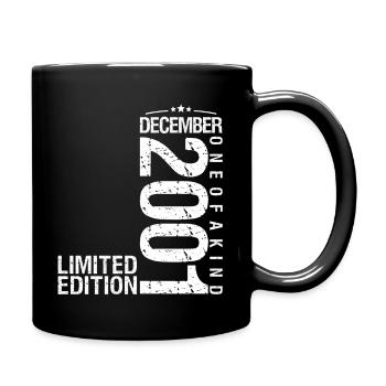 Décembre 2001 Décembre anniversaire December 2001 - Mug uni - noir - Droite