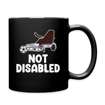 Pas assez gêné. Drôle de paralympique - Mug uni - noir - Droite