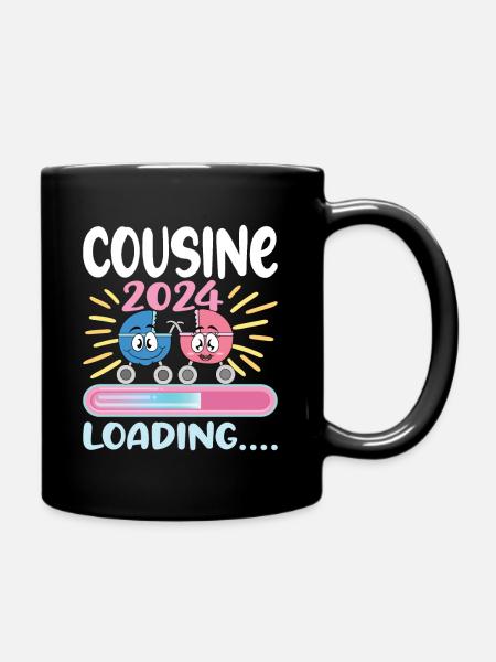 Cousine werden Cousine 2024 - Tasse einfarbig - Schwarz