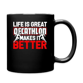 Decathlon Decathlon Makes Life Better - Full Colour Mug - black - Right
