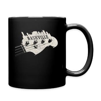 Nashville Tennessee Country Musik - Tasse einfarbig - Schwarz - Rechts