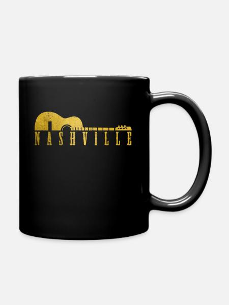 Nashville Tennessee Country Musik - Tasse einfarbig - Schwarz