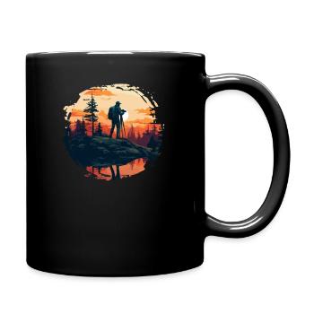 Photographe de paysage, Appareil photo, Photographe de nature - Mug uni - noir - Droite