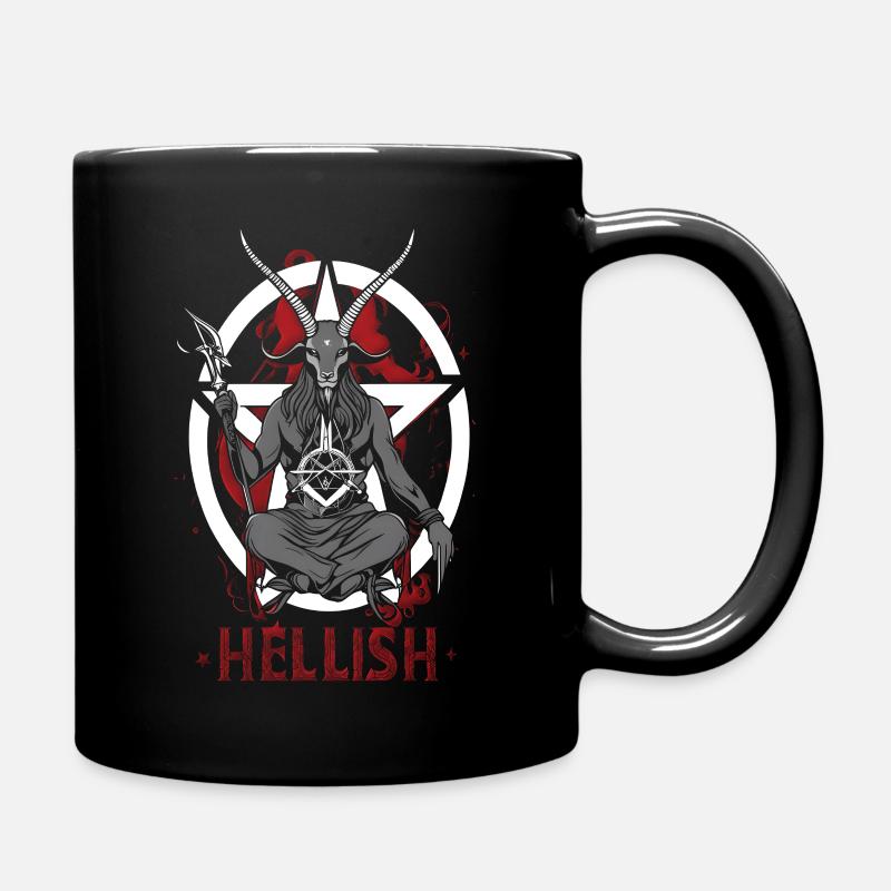 Hellish Satan Baphomet - Tasse einfarbig - Schwarz